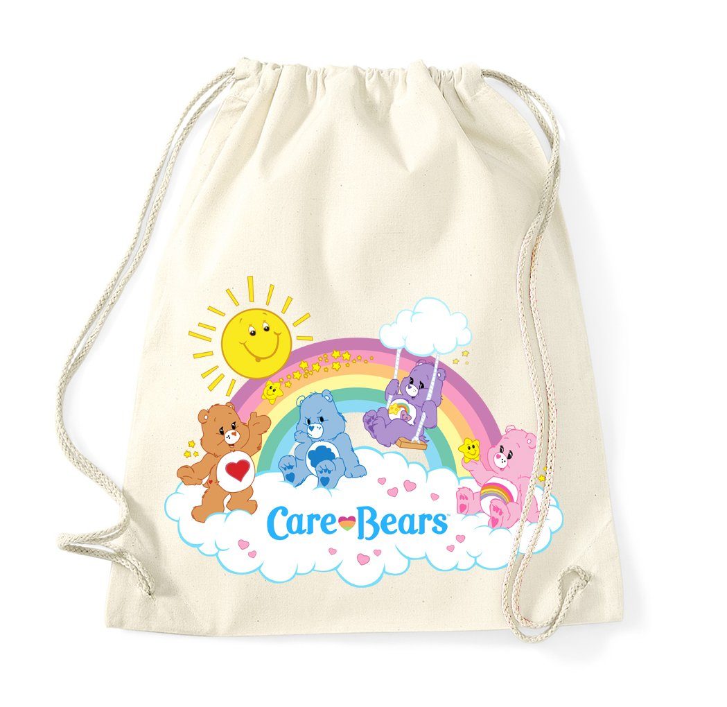 Blondie & Brownie Turnbeutel aus Baumwolle Glücksbärchis Care Bears Hab Dich lieb Bärchi