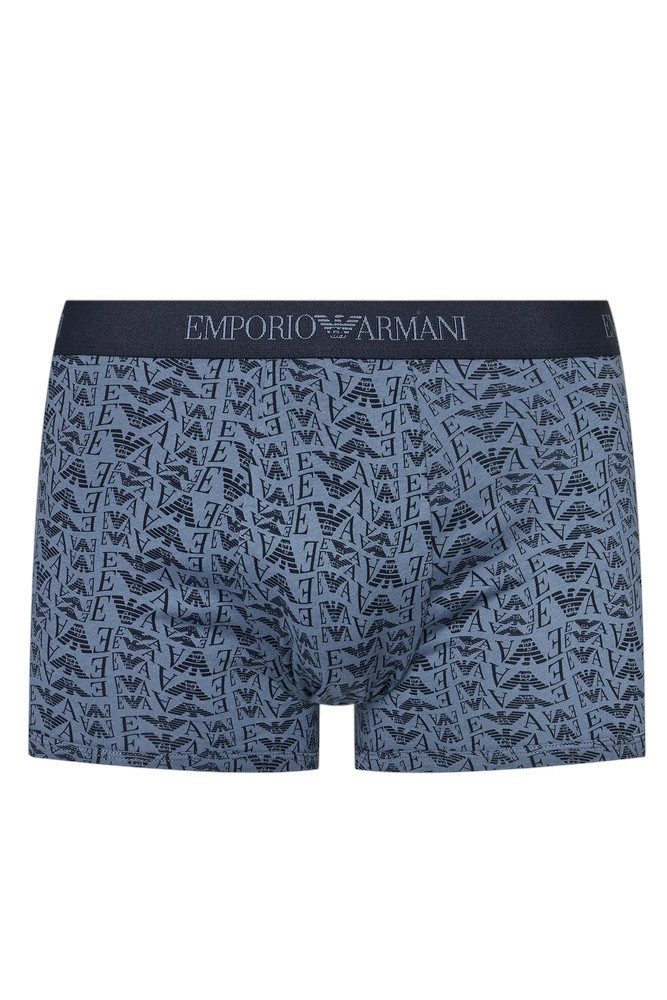 Emporio Armani Boxershorts Unterwäsche Trunk Cotton dunkelblau gemustert He günstig online kaufen