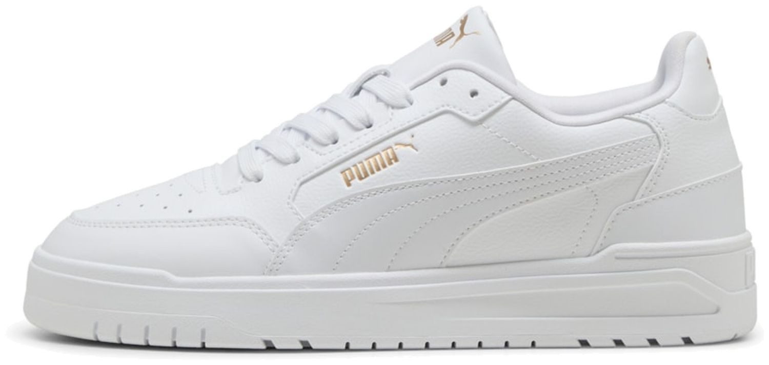 PUMA Puma Shuffle Downtown White-White-Gold Sneaker günstig online kaufen