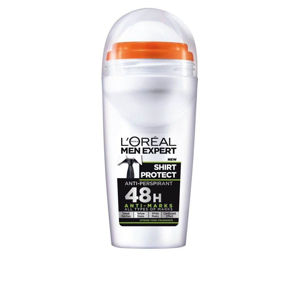 L'Oreal Deutschland Deo-Spray Men Expert Shirt Protect Anti-Transpirant-Desodorant Roll-On