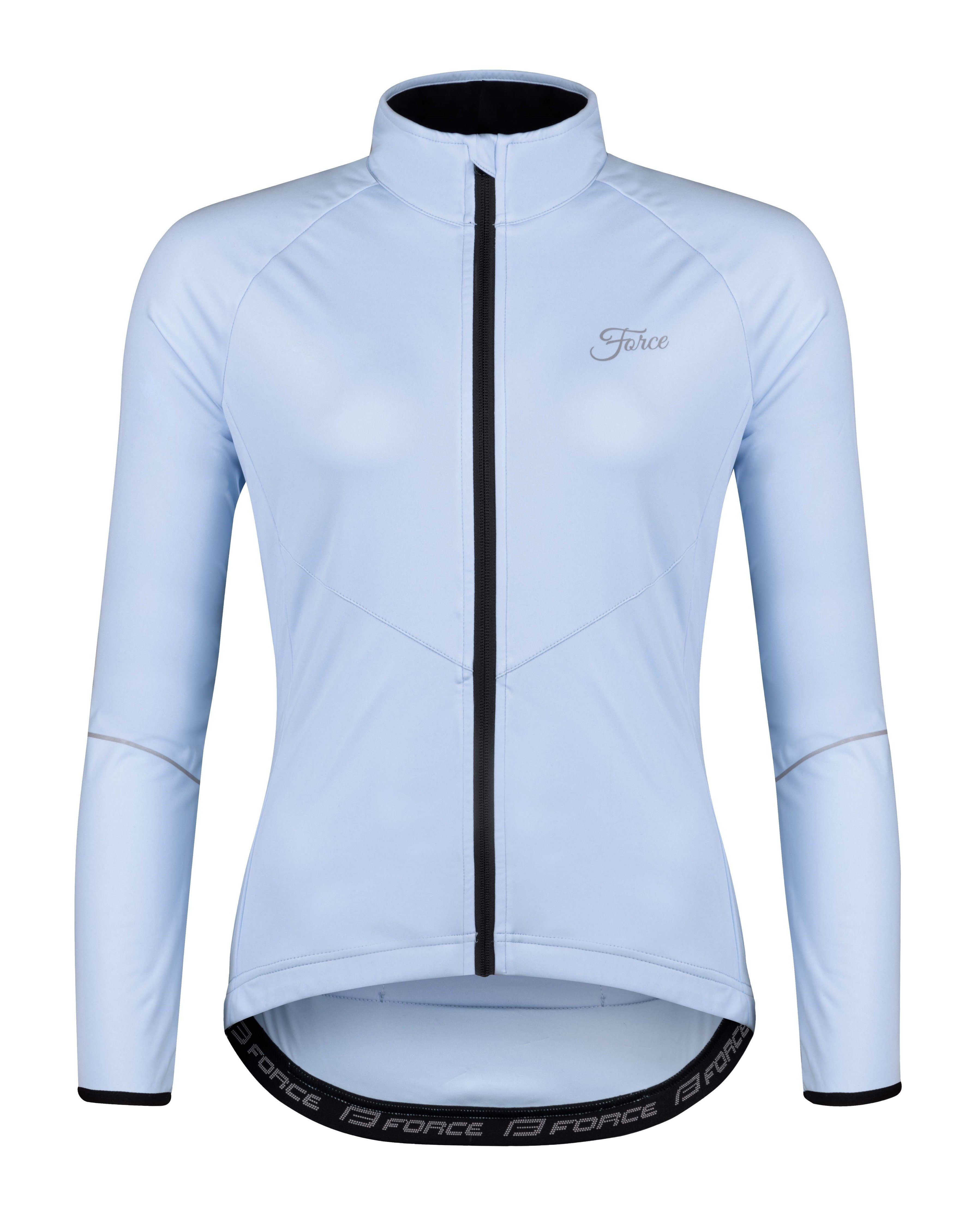 FORCE Fahrradjacke Jacke FORCE ARROW LADY lichtblau +5 °C bis +15 °C %%% günstig online kaufen