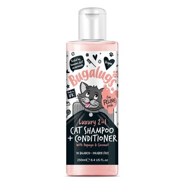 Bugalugs Tiershampoo Bugalugs 2in1 Katzenshampoo + Conditioner 250 ml, 250 ml, (1-St), ph neutral, Katzen Shampoo, Lake District