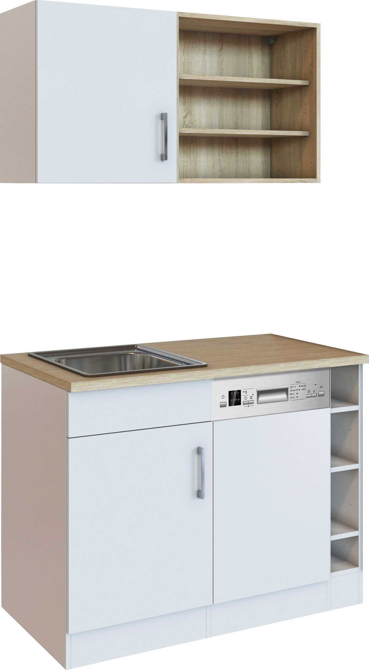 KOCHSTATION Pantryküche KS-Mali, Breite 110 cm, mit E-Geräten