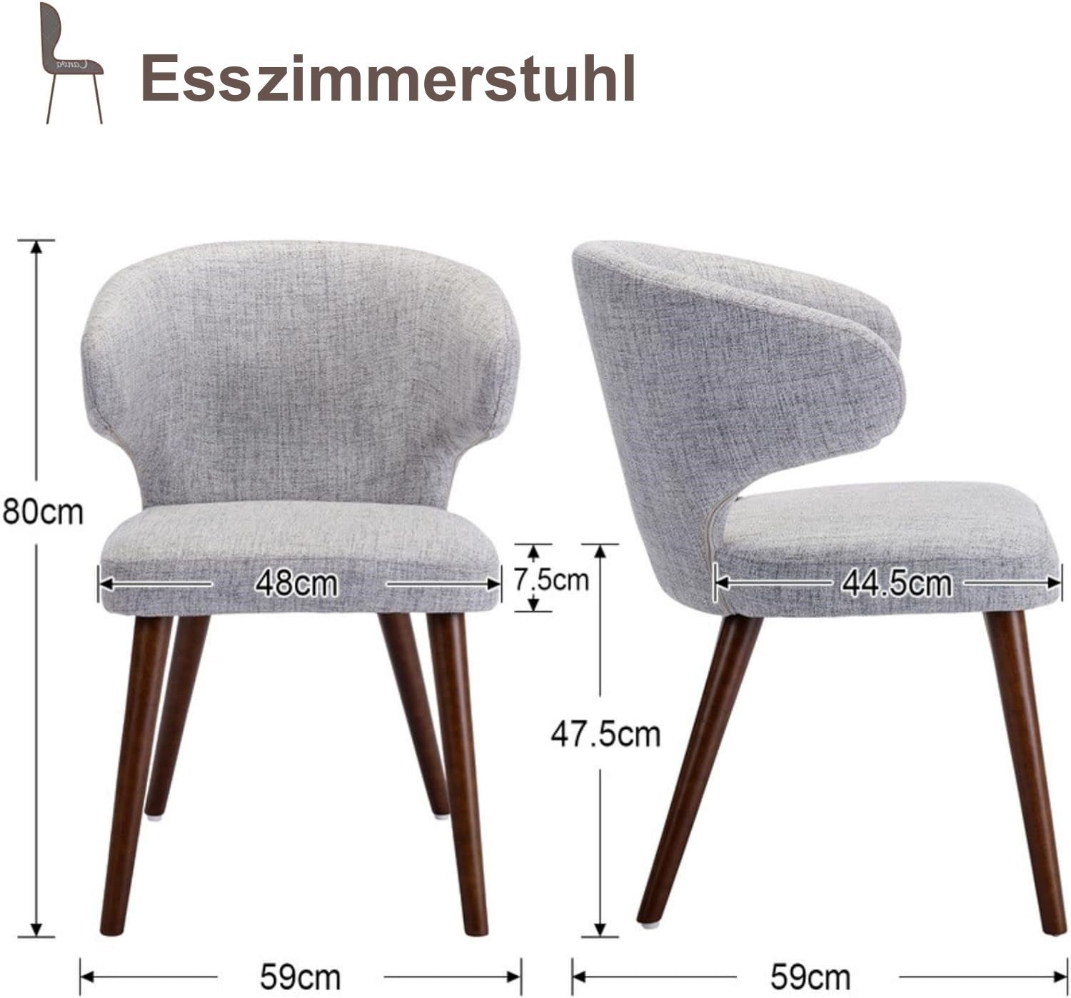 WAHSON OFFICE CHAIRS Esszimmerstuhl 2/4er Set Küchenstühle, Polsterstuhl mi günstig online kaufen