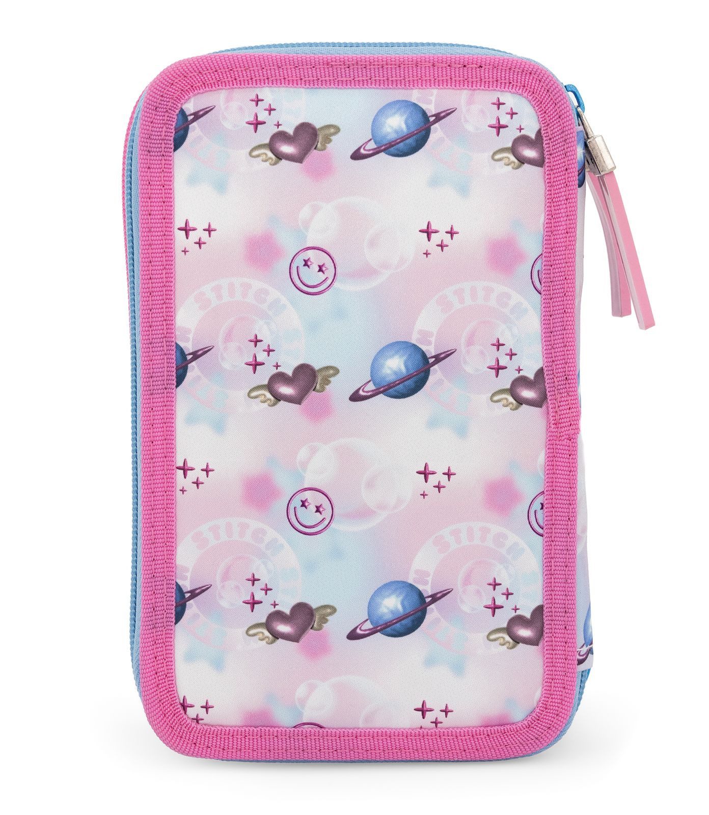 TOP! Federmäppchen Disney Lilo & Stitch - Mäppchen Federmappe, 42 Teile, 3-fach gefüllt, (42-tlg., Mädchen), Reißverschluss – Bild 3 von 5