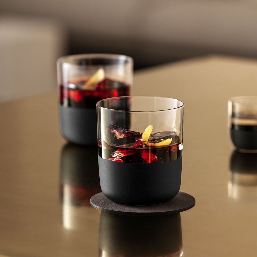 Villeroy & Boch Whiskyglas Manufacture Rock Whiskeybecher, 4-tlg., Glas