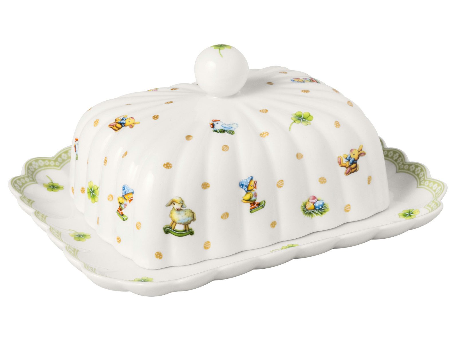Villeroy & Boch Butterdose Easter Delight Butterdose 18,5x16cm, Premium Porcelain