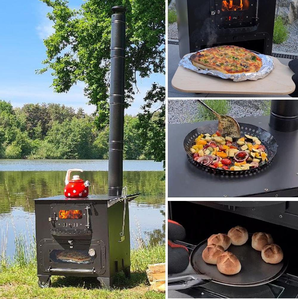 ECOfoxx Grillkamin Gartenherd ELISE - Notkocher