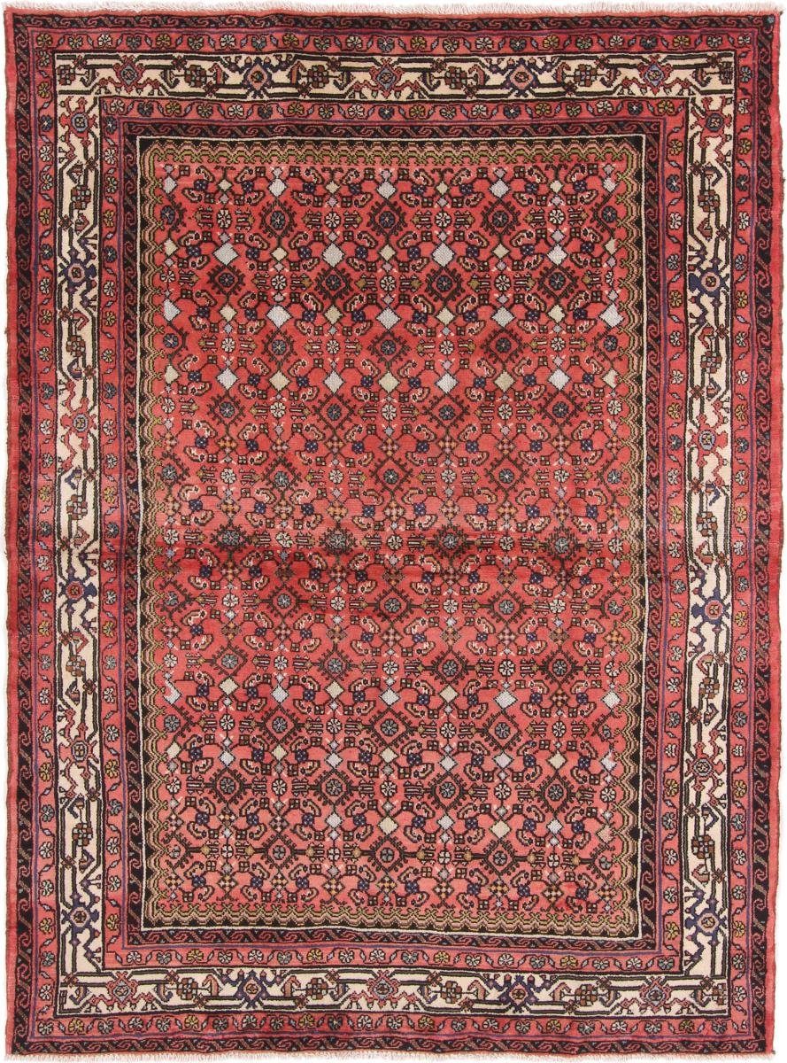 Orientteppich Hamadan Hosseinabad 149x206 Handgeknüpfter Orientteppich, Nain Trading, rechteckig, Höhe: 12 mm