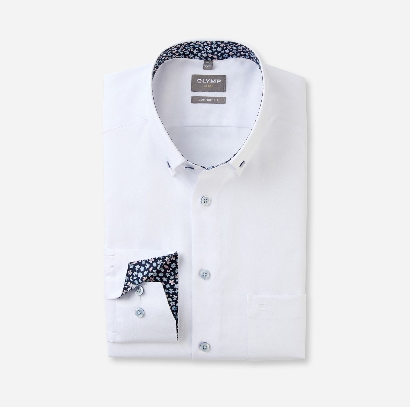 OLYMP Langarmhemd Luxor Businesshemd, comfort fit, Button-down-Kragen günstig online kaufen