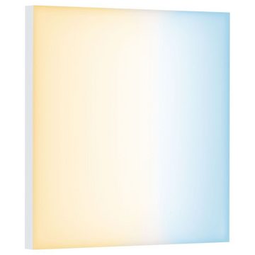 Paulmann LED Panel LED Deckenleuchte Valora in Weiß-matt dimmbar 295x295mm, keine Angabe, Leuchtmittel enthalten: Ja, fest verbaut, LED, warmweiss, LED Panele