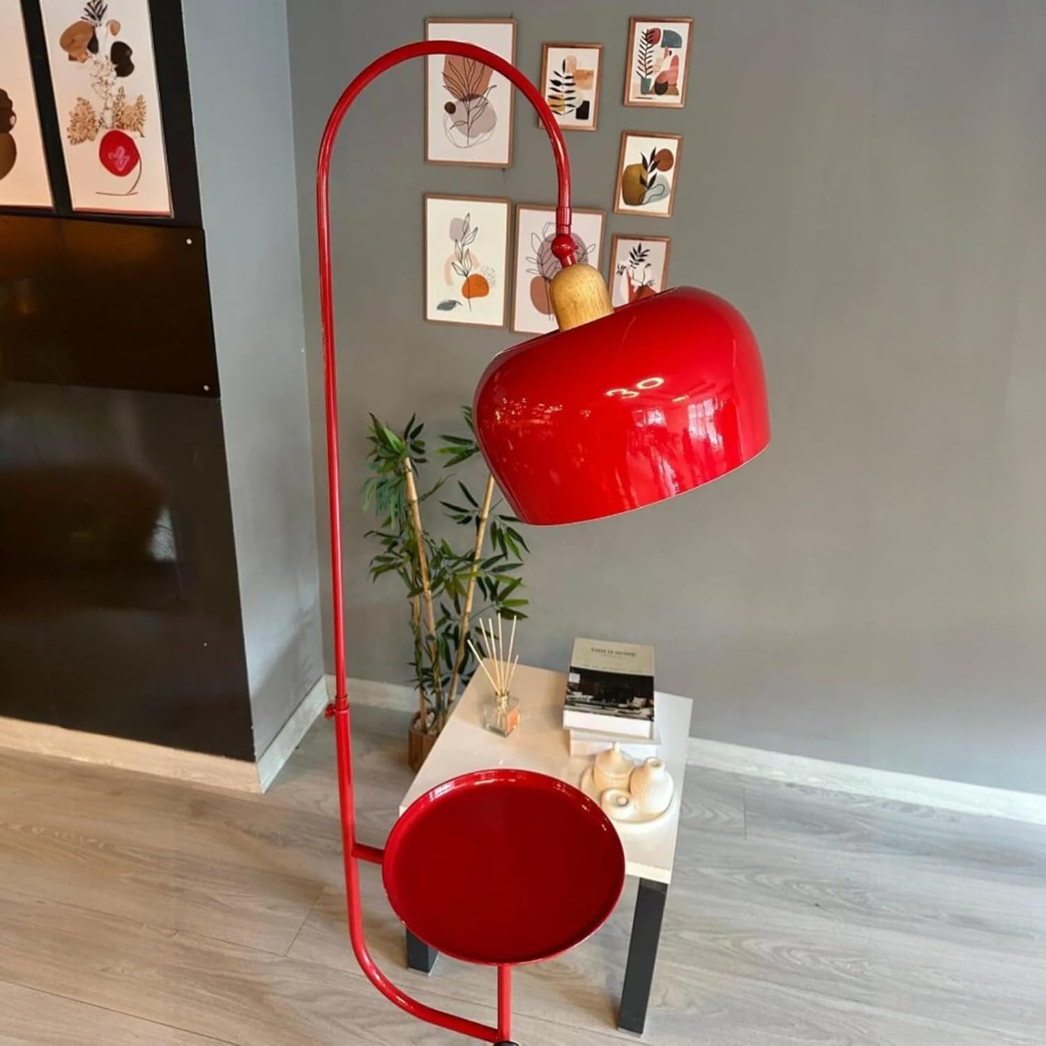 Bamyum Stehlampe Gorkiede Stehlampe aus Metall mit E27, verstellbarer Lampe günstig online kaufen