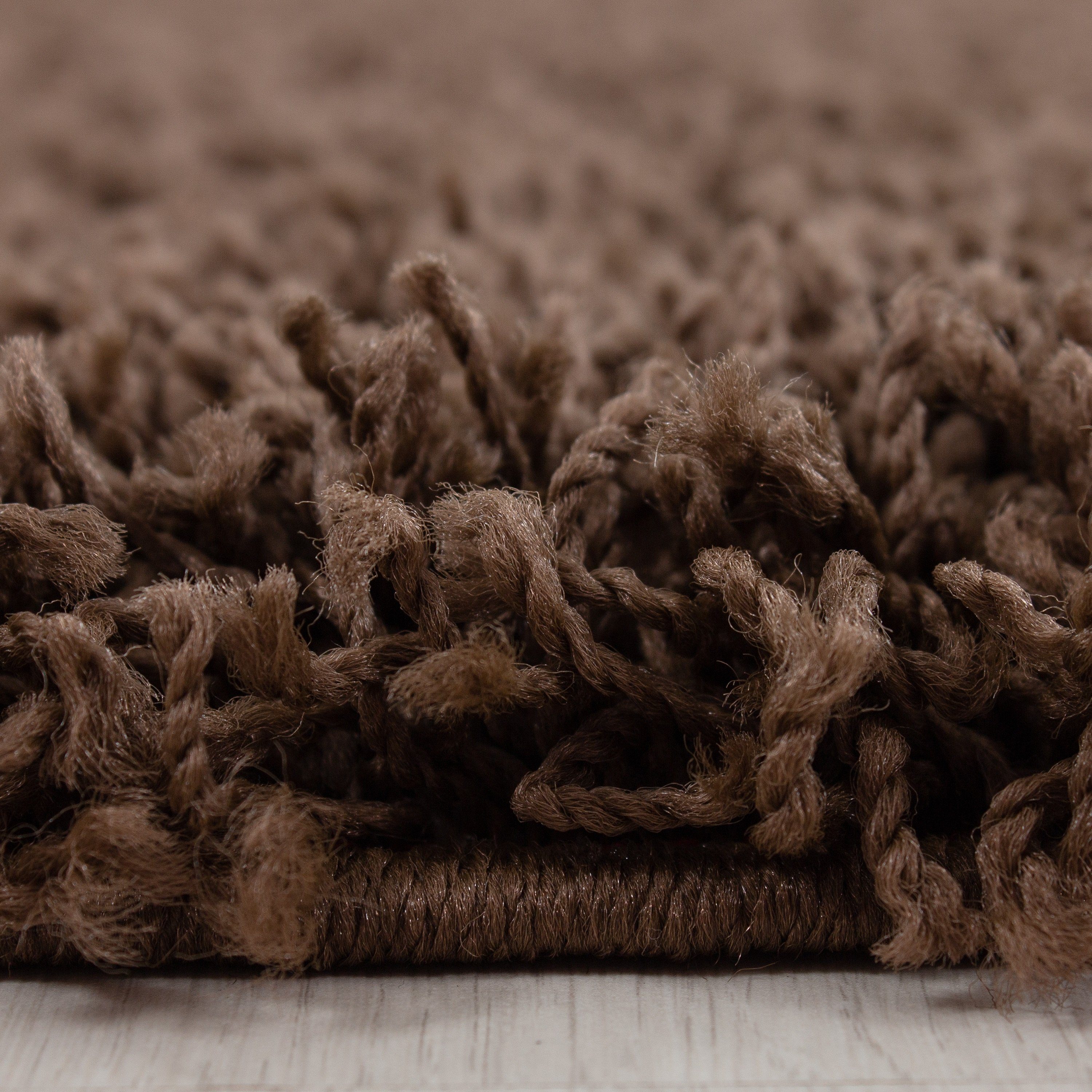 Teppium Teppich Unicolor - Einfarbig, Rund, Höhe: 30 mm, Einfarbig Shaggy T günstig online kaufen