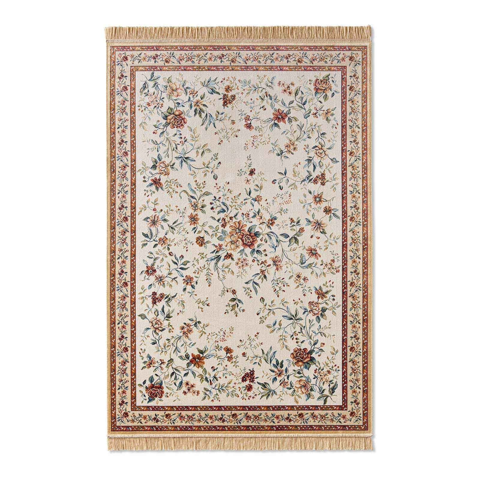 TaraCarpet Teppich Palazzo Royal Antique Roses Bordüre, rechteckig, Höhe: 6 günstig online kaufen