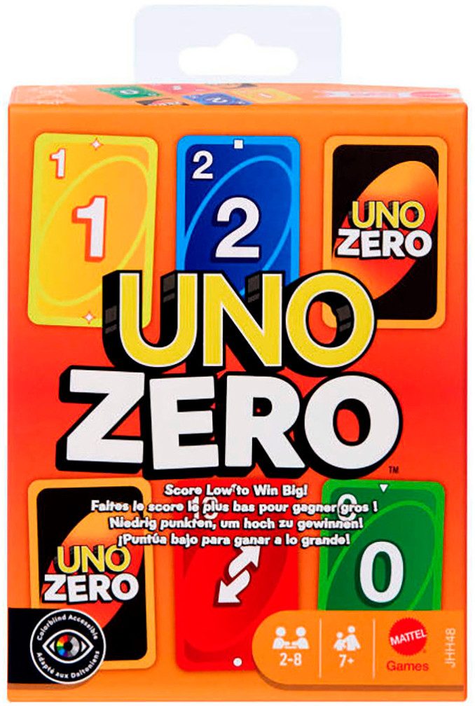 Mattel games Spiel UNO Zero, Familienspiel