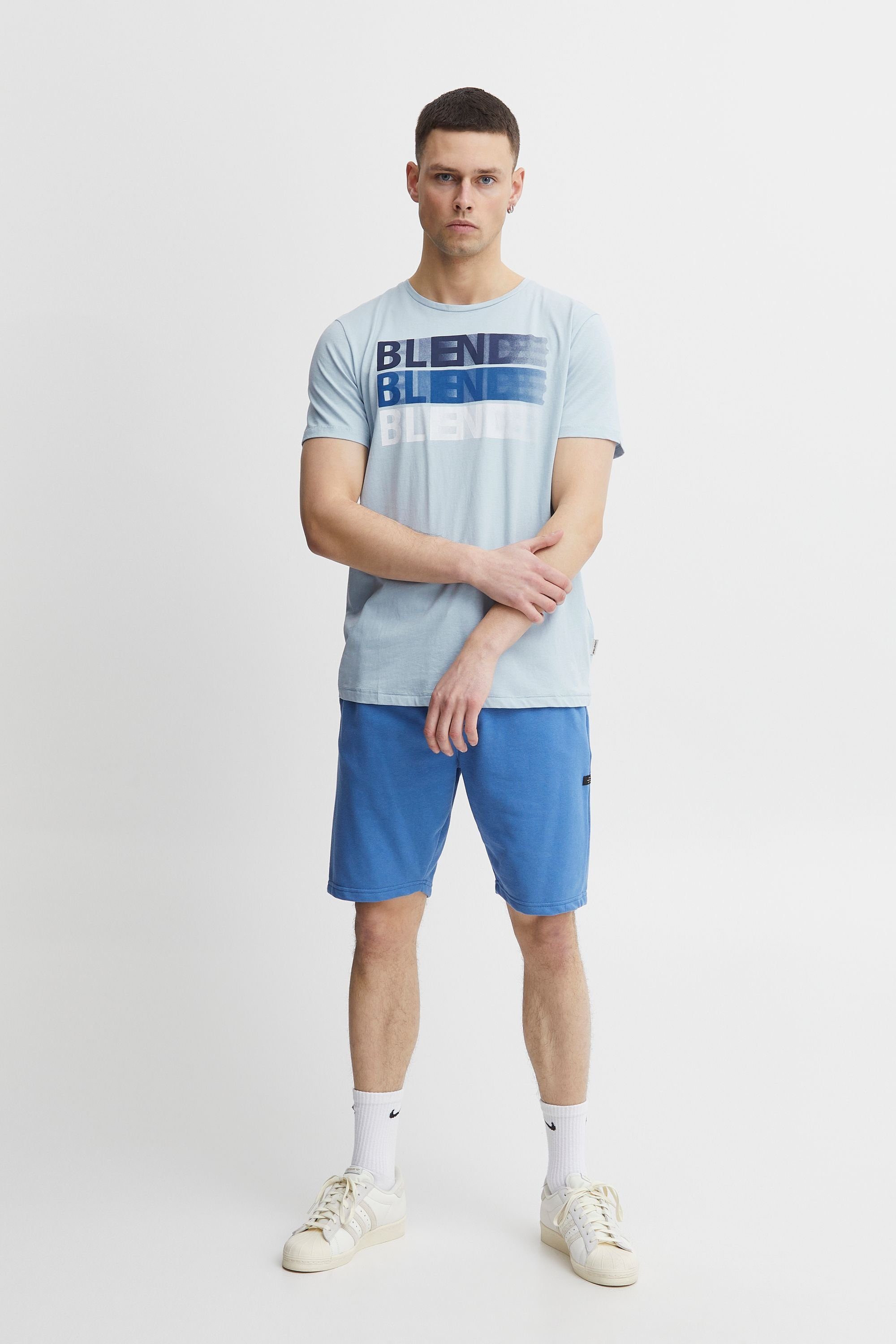 Blend T-Shirt BHTee (1-tlg) Klassisches T-Shirt mit Rundhalsausschnitt