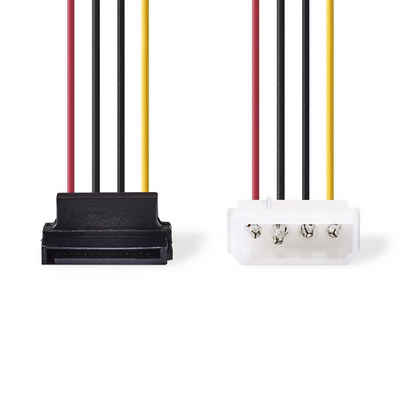 Nedis NEDIS Interne Stromkabel Molex Stecker SATA 15-Pin-Buchse Vergol... Computer-Kabel