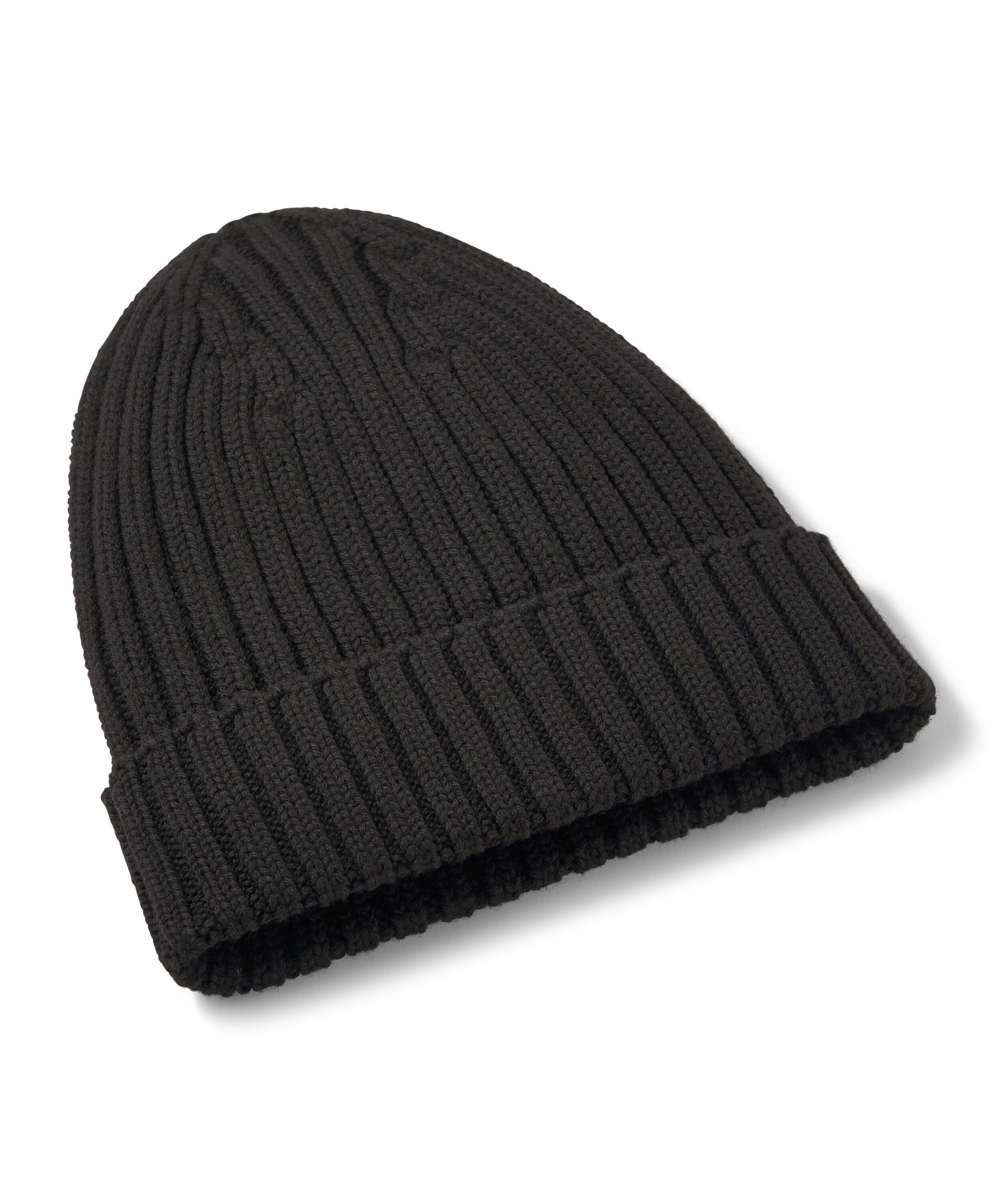 FALKE Strickmütze Mütze aus reiner, extrafeiner Merinowolle (1-St) aus reiner, extrafeiner Merinowolle