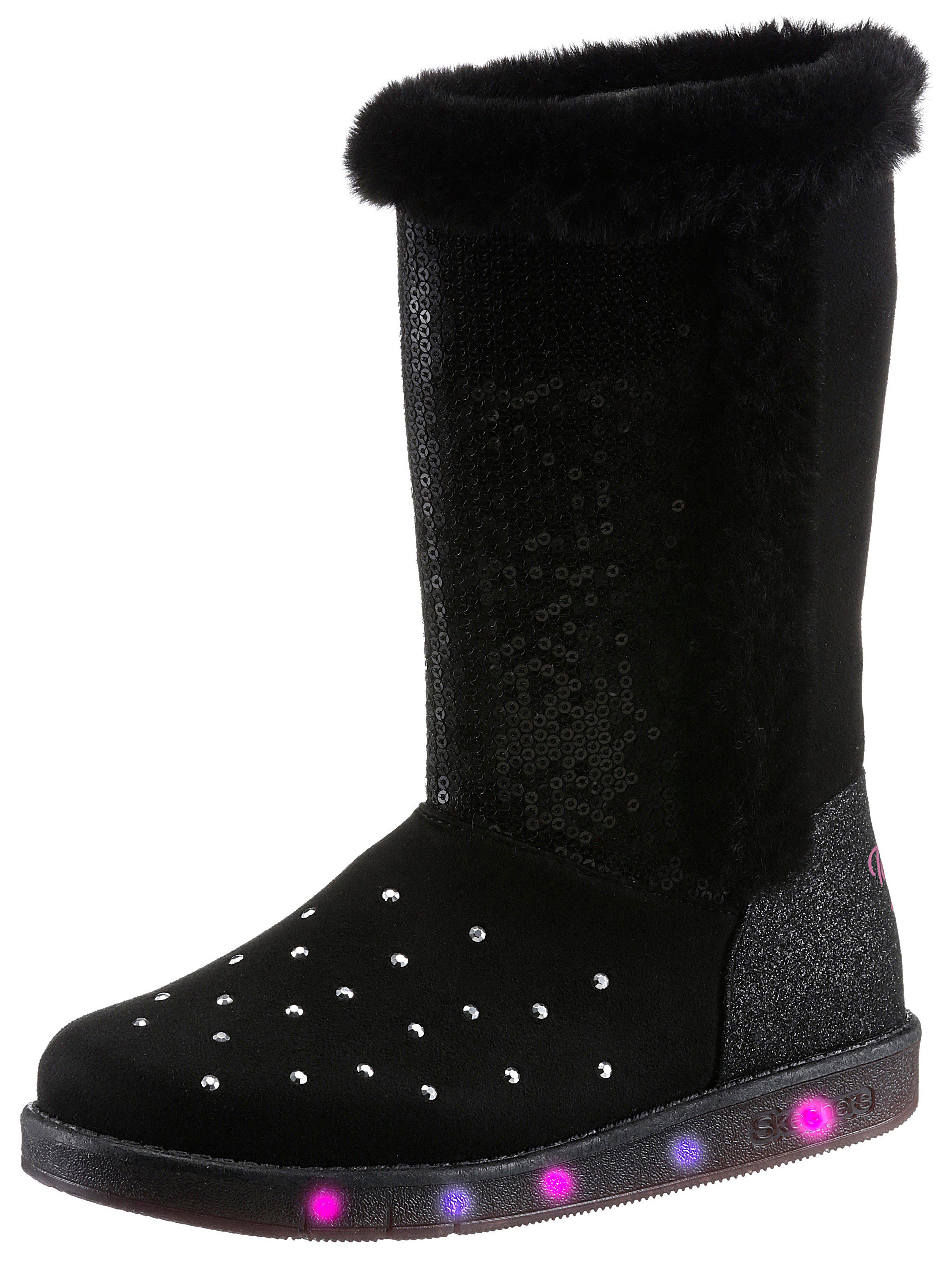 Skechers Winterstiefel mit schönen Glitzerdetails
