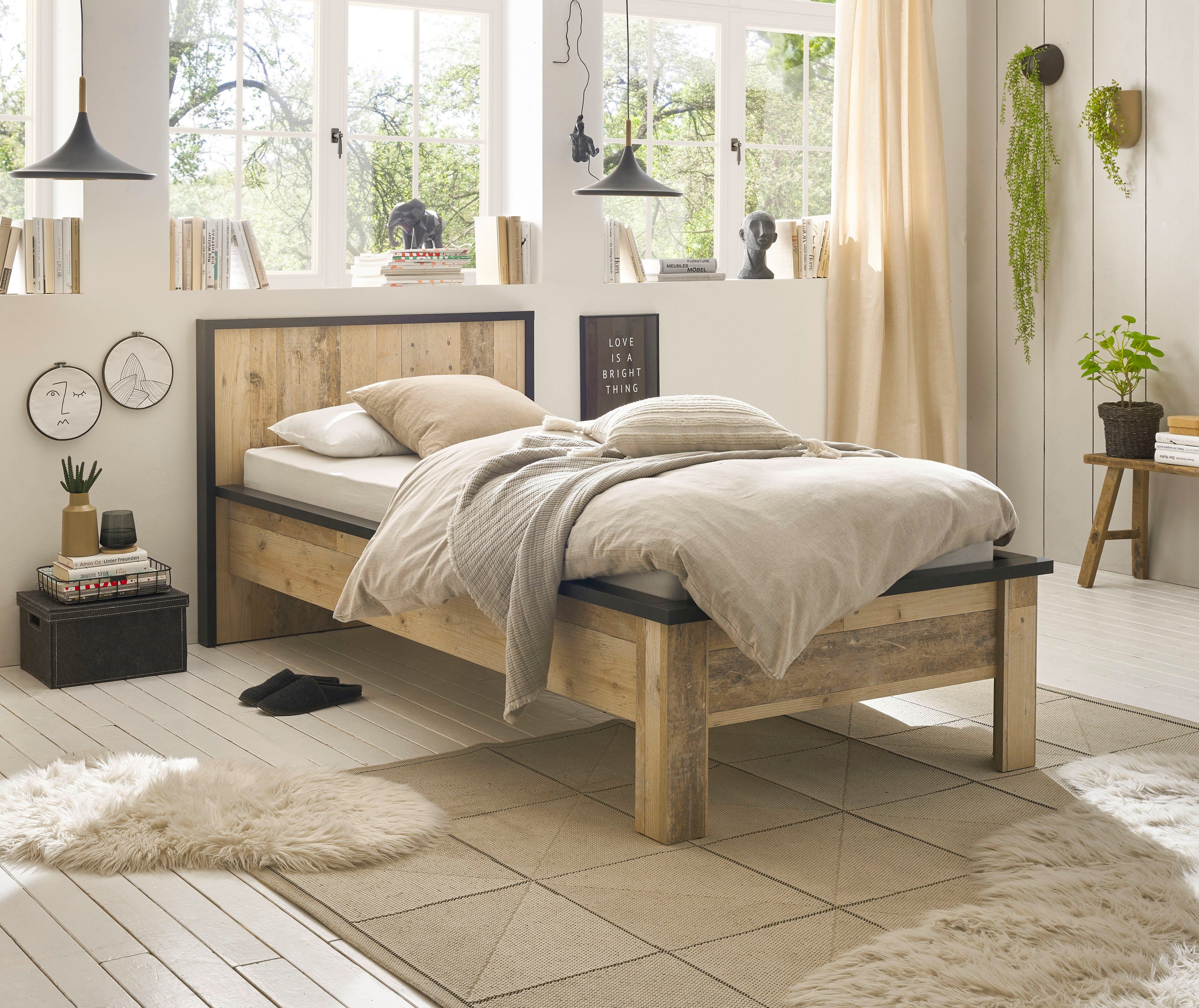 Home affaire Einzelbett SHERWOOD Liegefläche 90/140 günstig online kaufen