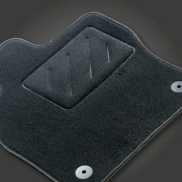 WALSER Passform-Fußmatten Standard (4 St), für Skoda Octavia III 11/2012-Heute