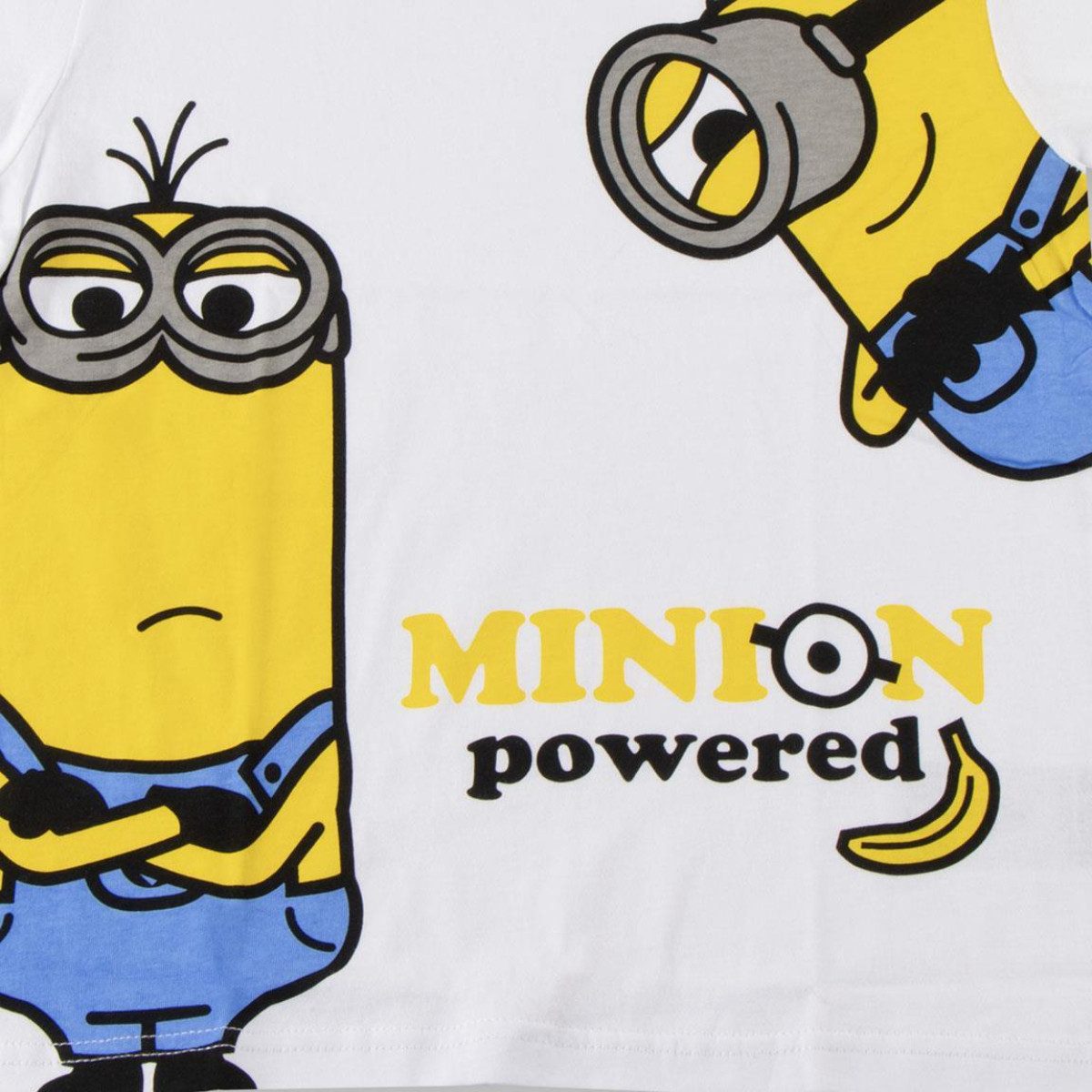 Minions T-Shirt - Kurzarmshirt Kinder Baumwollshirt Freizeit Sommer Kleidung (1-tlg)