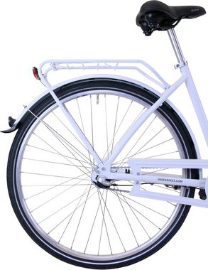 HAWK Bikes Cityrad HAWK City Classic Joy White, 3 Gang Shimano Nexus Schaltwerk, für Damen und Herren