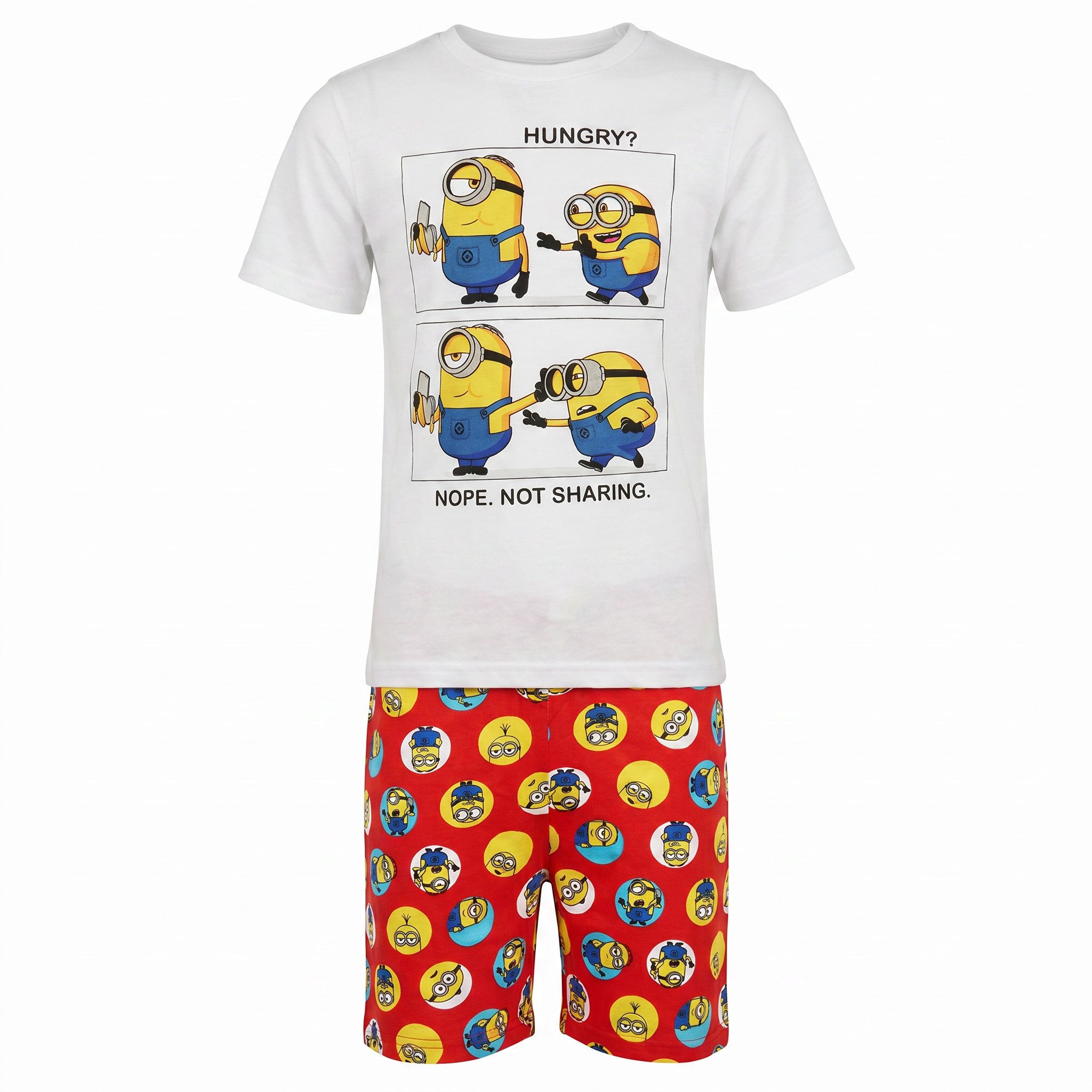 Schlafanzug Die Minions Kinder Jungen Pyjama Schlafanzug 100% Baumwolle