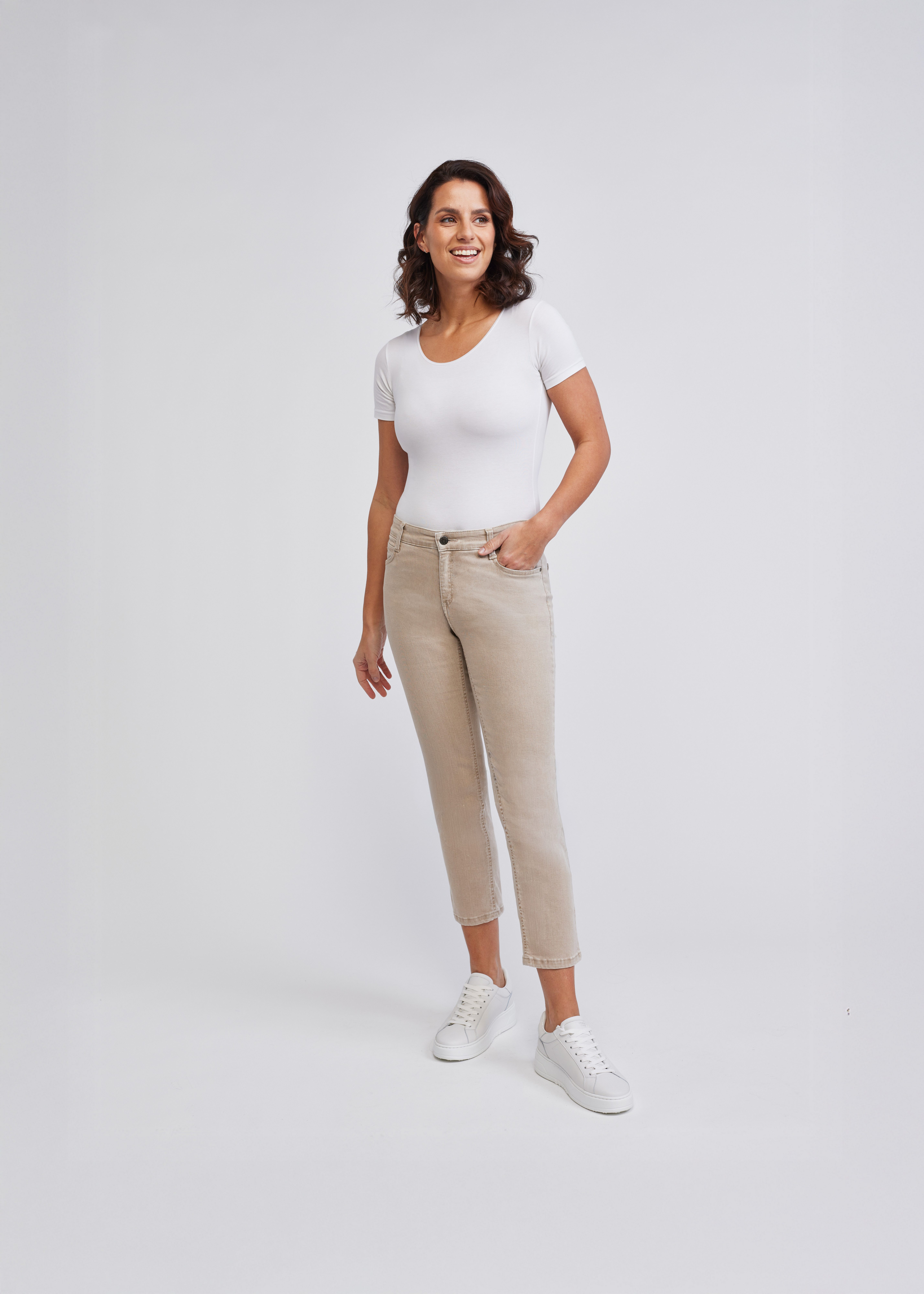 wonderjeans 7/8-Jeans Ankle Straight Slim Fit