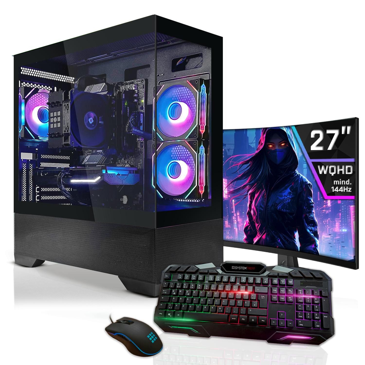 SYSTEMTREFF Intel Core Ultra 5 245KF mit Nvidia GeForce RTX 5070 TI 16GB Gaming-PC-Komplettsystem (27", Intel 245KF 245KF, Nvidia GeForce RTX 5070 Ti, 32 GB RAM, 1000 GB SSD)