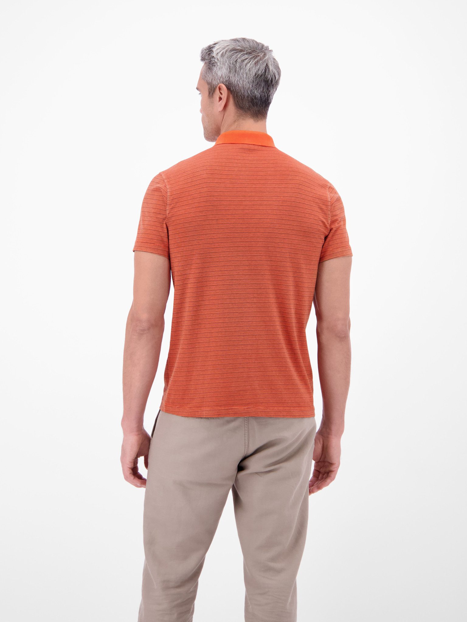 LERROS Poloshirt Kurzarm-Polo mit feinen Streifen