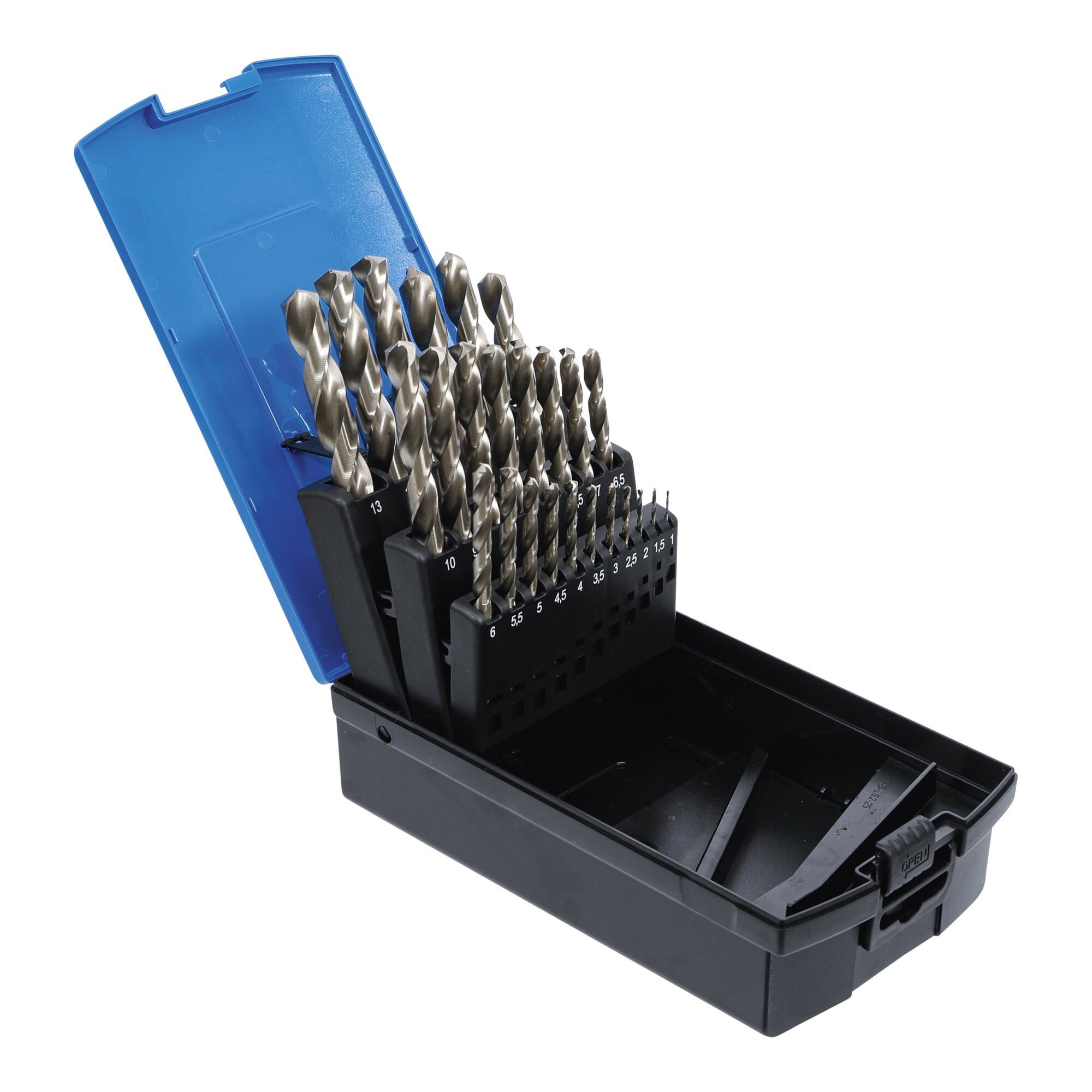 BGS technic Metallbohrer BGS HSS-Spiralbohrer-Satz Ø 1 - 13 mm 25-tlg.