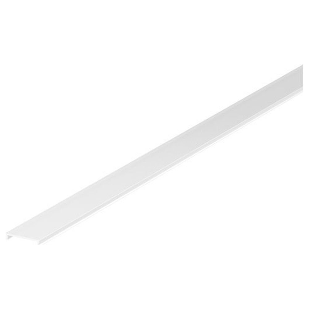 SLV LED-Stripe-Profil Abdeckung Grazia 20 in Weiß-matt flach gefrostet 1,5m, 1-flammig, LED Streifen Profilelemente