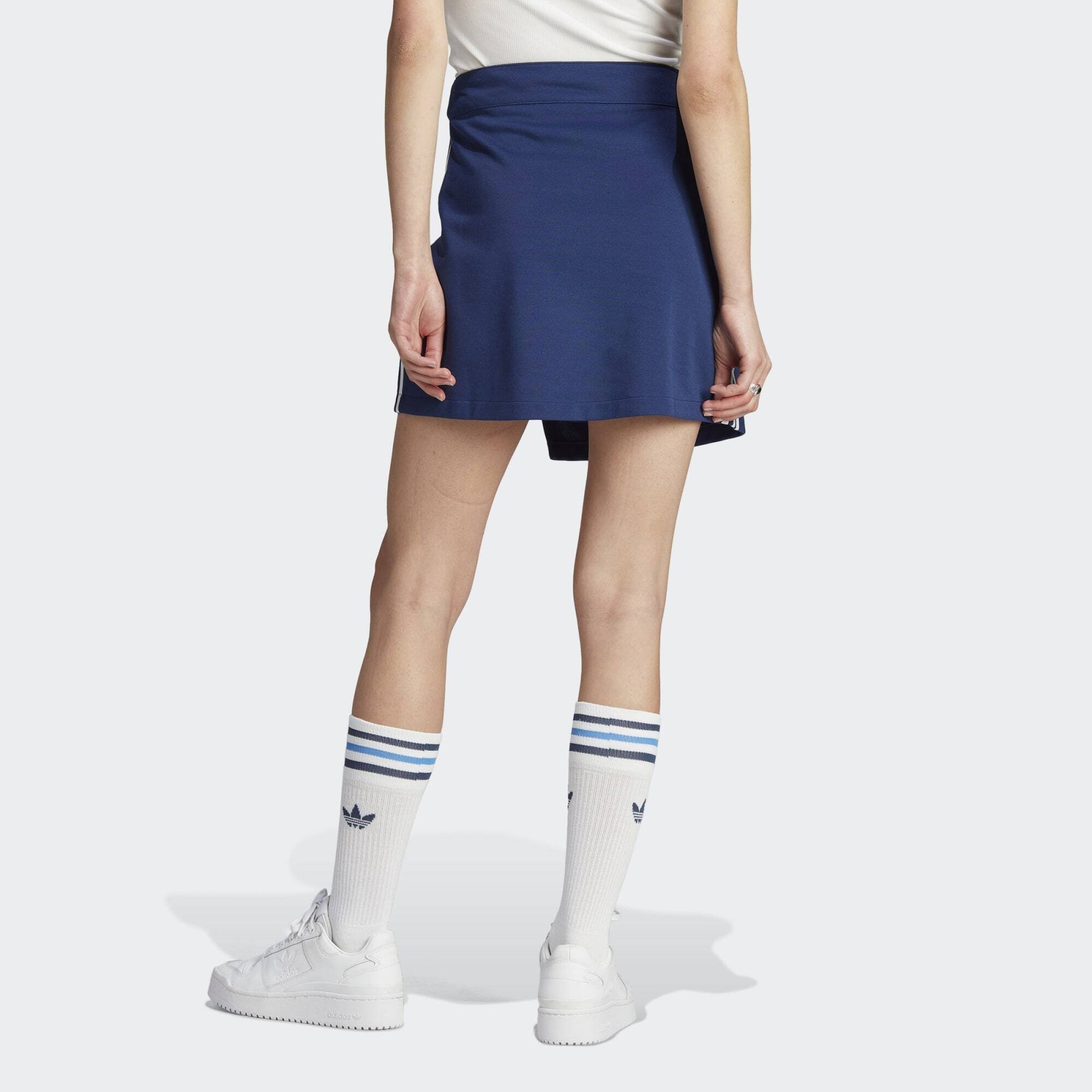 / Originals WRAPPING ADICOLOR 3-STREIFEN Minirock Blue ROCK CLASSICS adidas SHORT White Dark