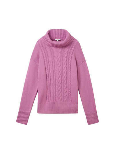 TOM TAILOR 2-in-1-Pullover Knit pullover cable turtleneck