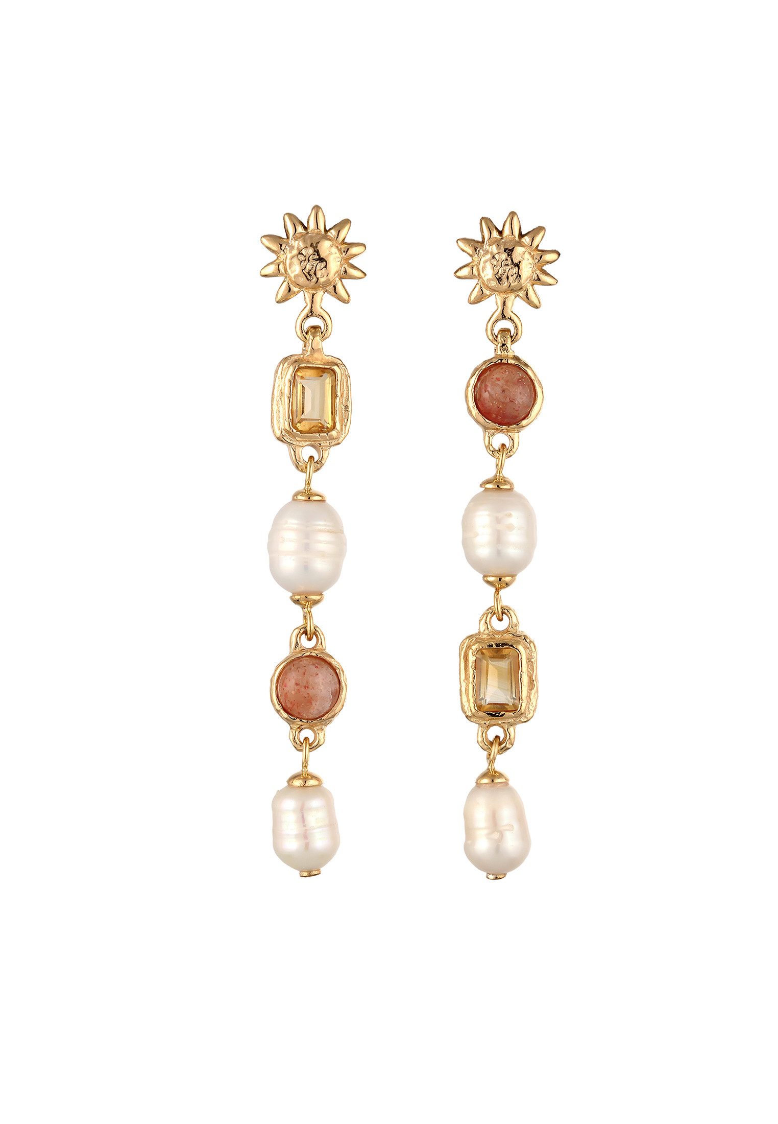 HAZE & GLORY Perlenohrringe Ohrhänger Süßwasserzuchtperlen 925 Sterling Sil günstig online kaufen