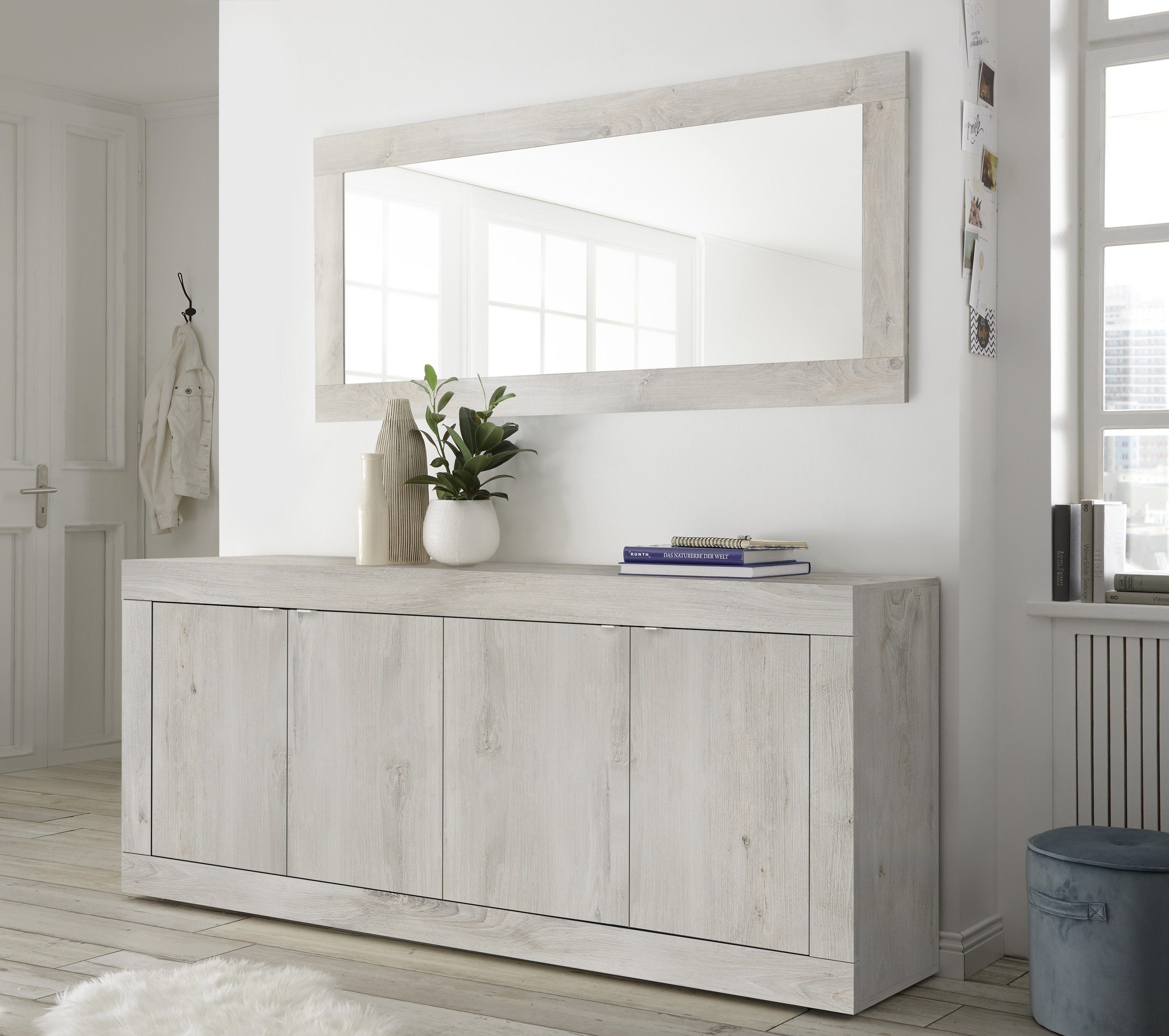 möbelando Sideboard Belinda (BxHxT: 207x86x43 cm), 207 x 86 x 43 cm (B/H/T)