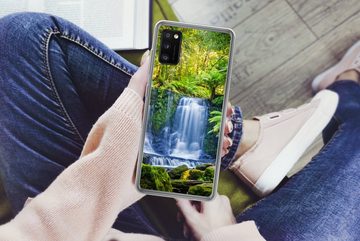 MuchoWow Handyhülle Dschungel - Wasserfall - Australien - Pflanzen - Natur, Handyhülle Samsung Galaxy A41, Smartphone-Bumper, Print, Handy