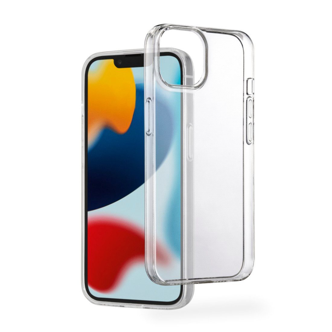 Hama Smartphone-Hülle Handyhülle „Always Clear“ für iPhone 13 (kratzfest, ohne Vergilben)