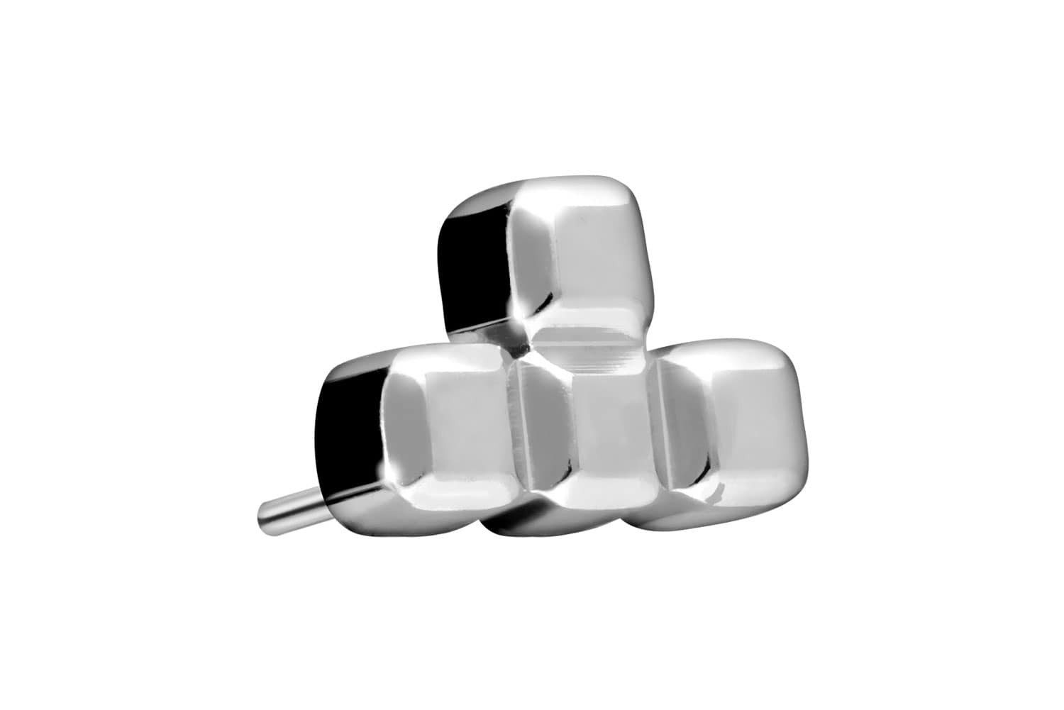 Piercing-Set Titan Aufsatz mit Push Pin T-FORM