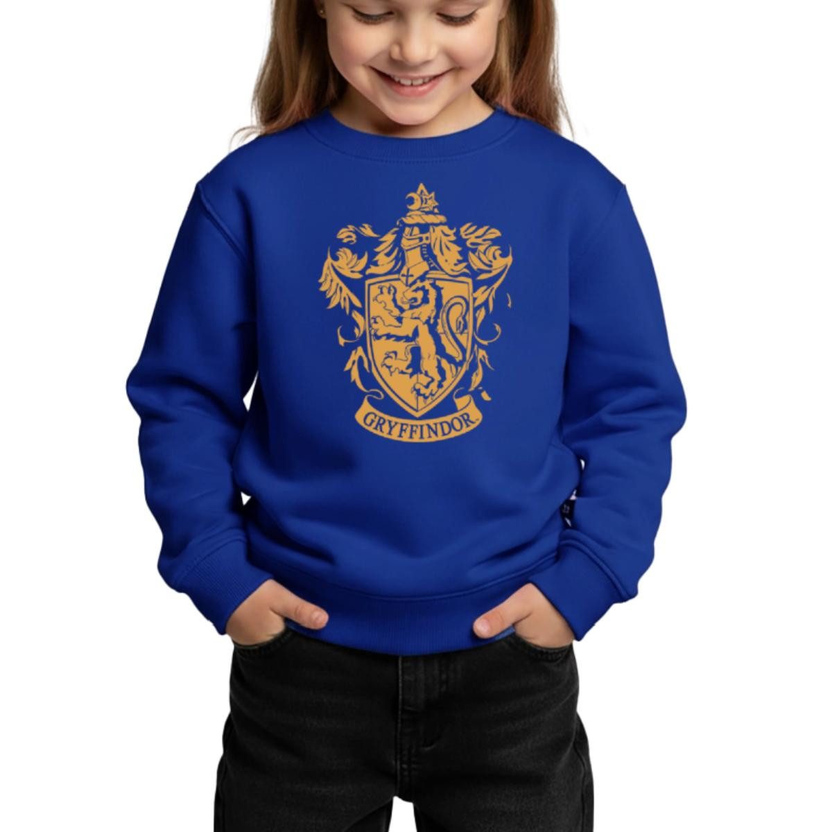 Spreadshirt Sweatshirt Harry Potter Haus Gryffindor Wappen Logo Kinder Premium Pullover (1-tlg)