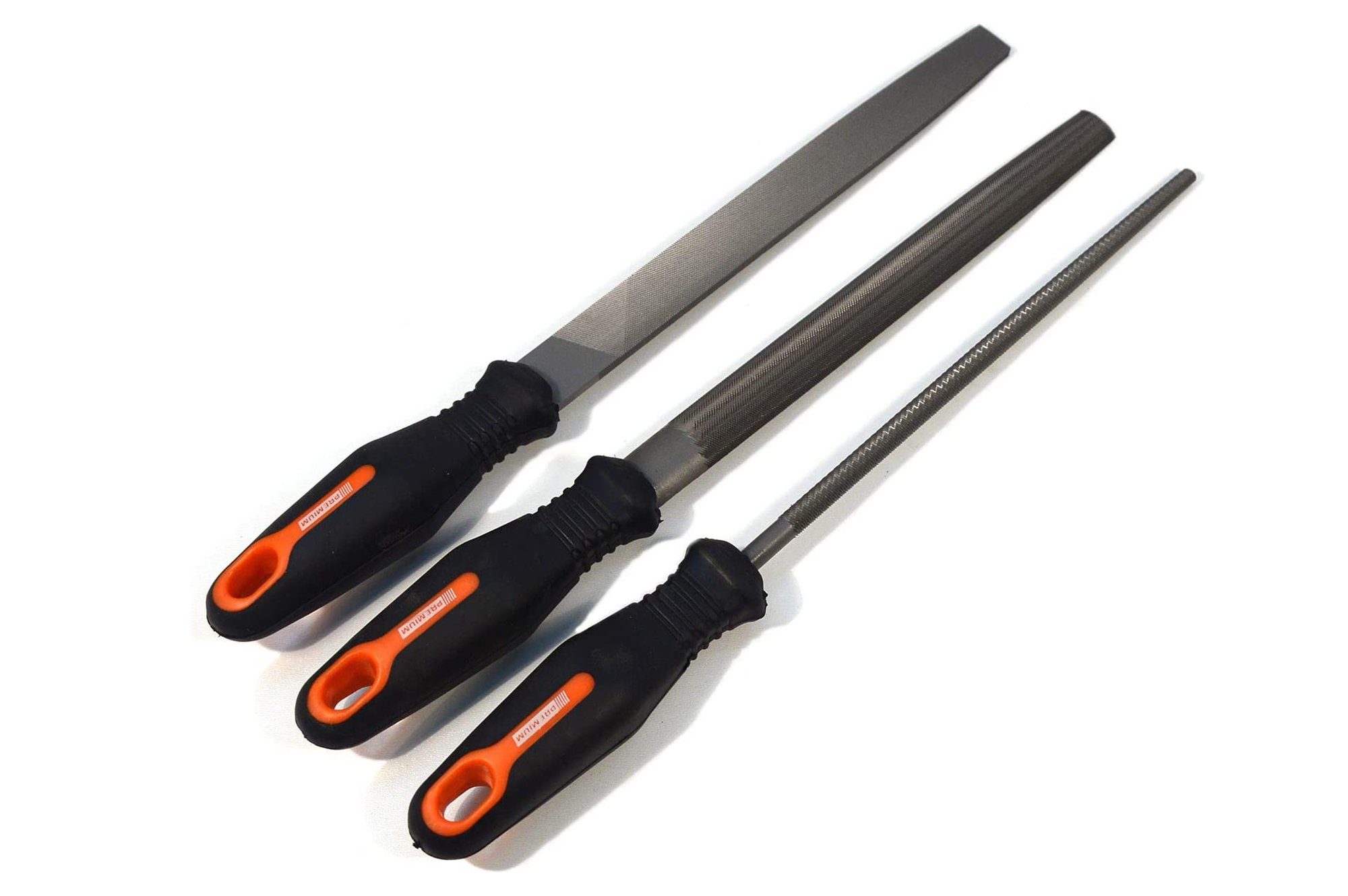 Premium tools Feile Metallfeile Metall Flachfeile Halbrundfeile Rundfeile Metallfeilen, (1 St)