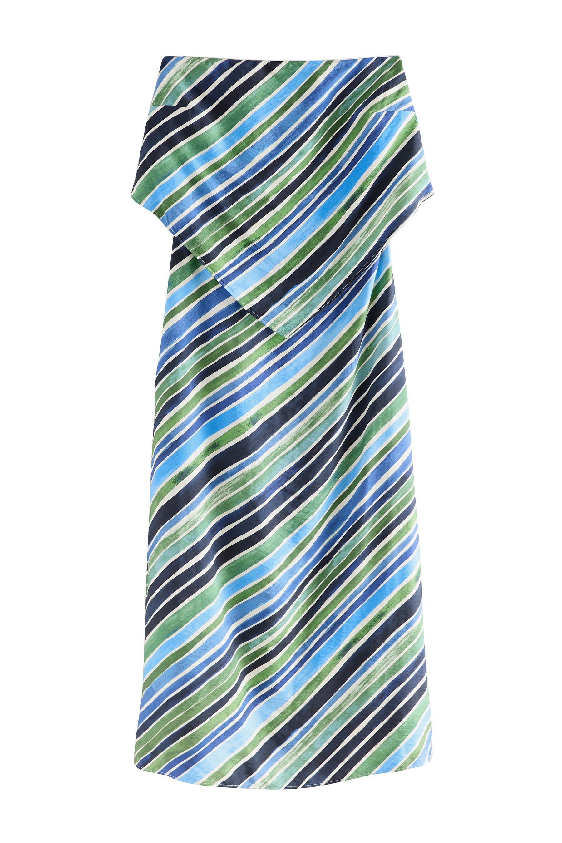 Midikleid Bandeau-Midikleid mit Schaldetail