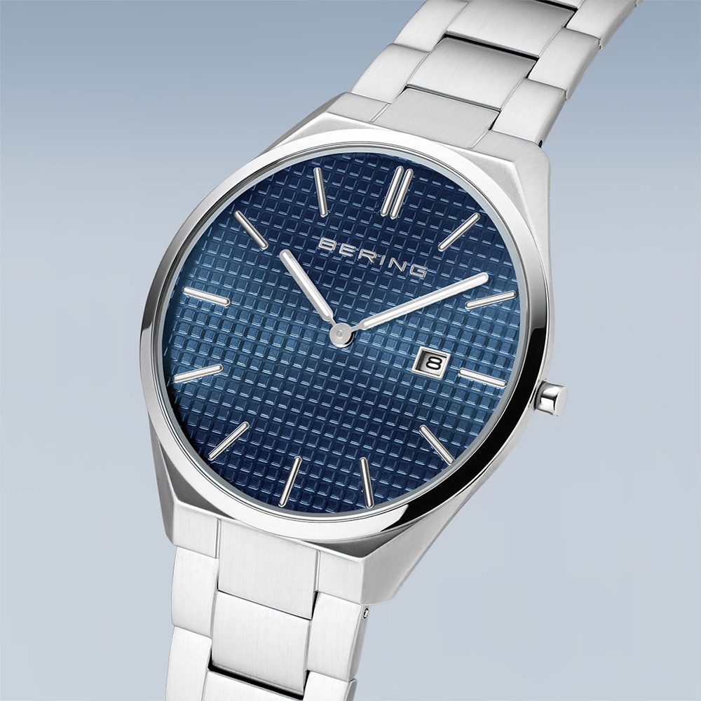 Bering Quarzuhr Bering Ultra Slim silber poliert/gebürstet 17240-707 17240-707, Hochwertiges Produkt mit zeitlosem Design, sorgfältiger Verarbeitung