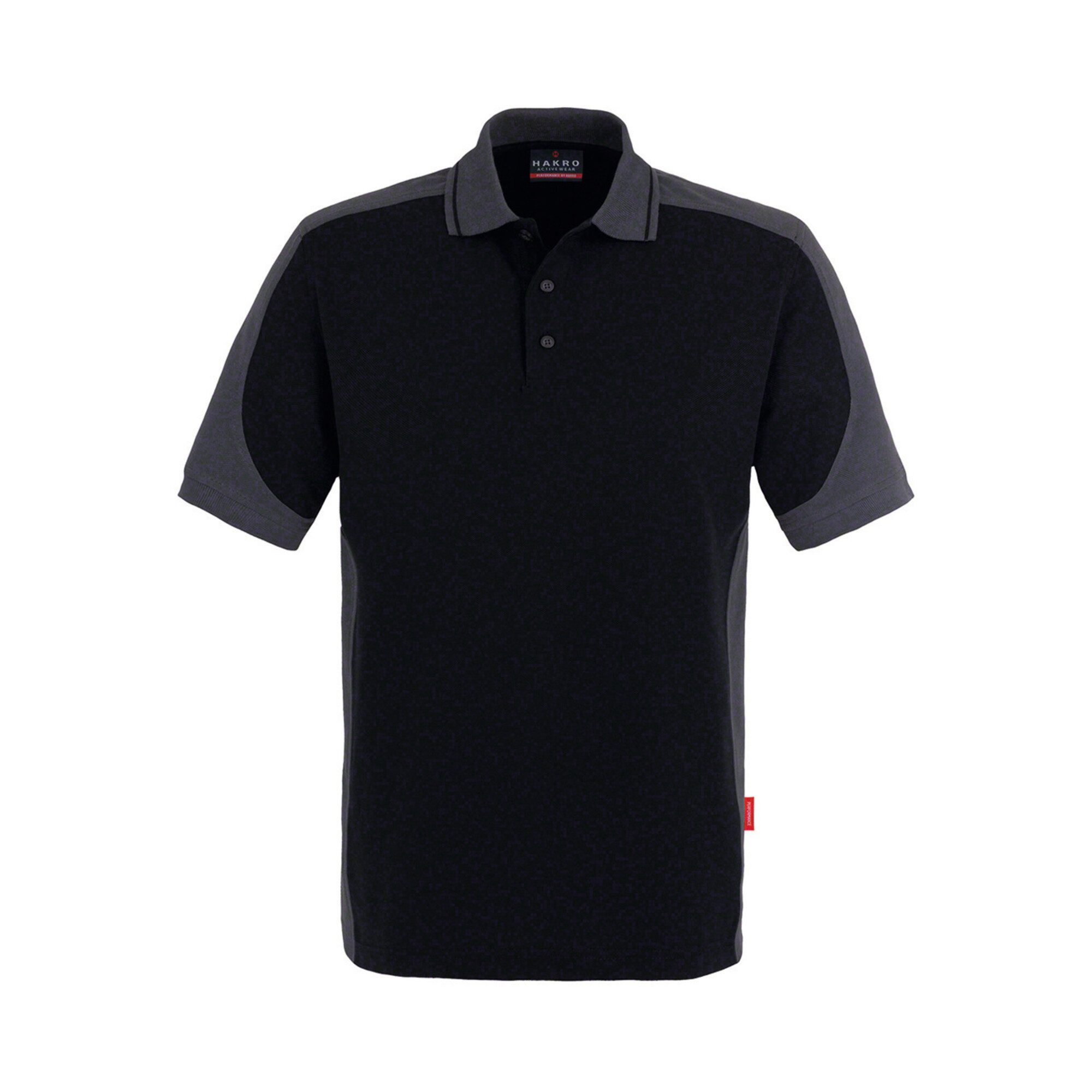 Hakro T-Shirt Hakro Polo-Shirt Contrast Performance, schwarz, Unisex-Größe: XL