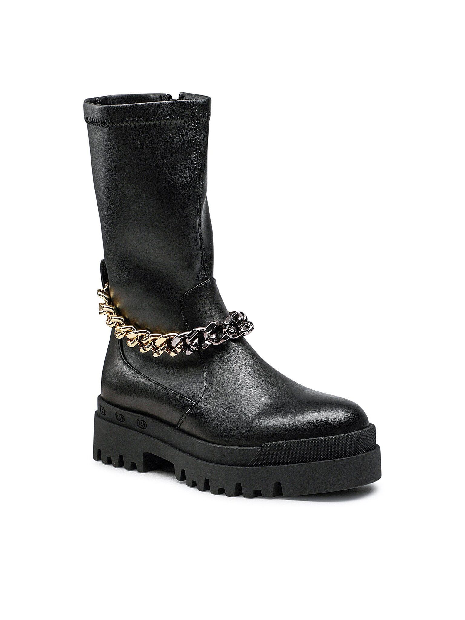 Badura Badura Damen-Knöchelstiefel Schwarz 3040-1 Stiefel