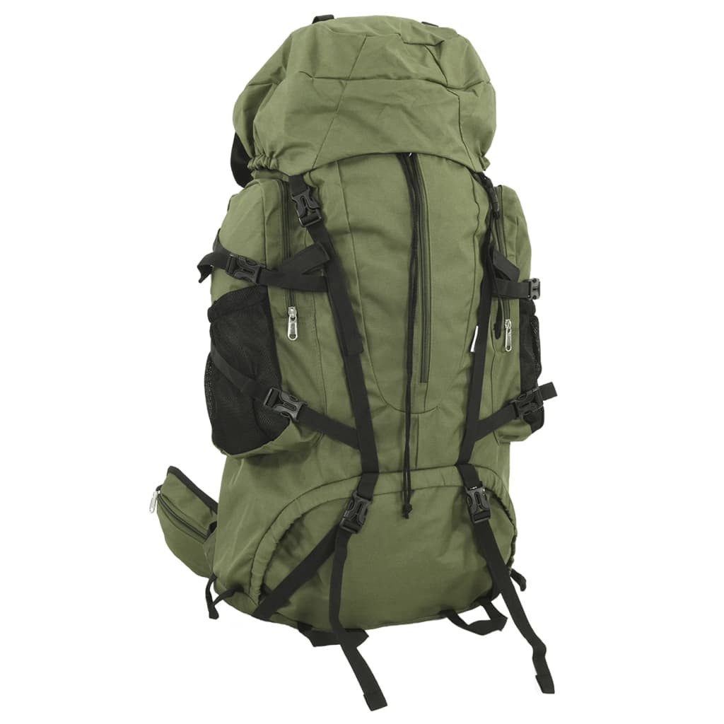 vidaXL Wanderrucksack 100 L Rucksack Bergrucksack Wanderrucksack Trekkingrucksack Armeegrün