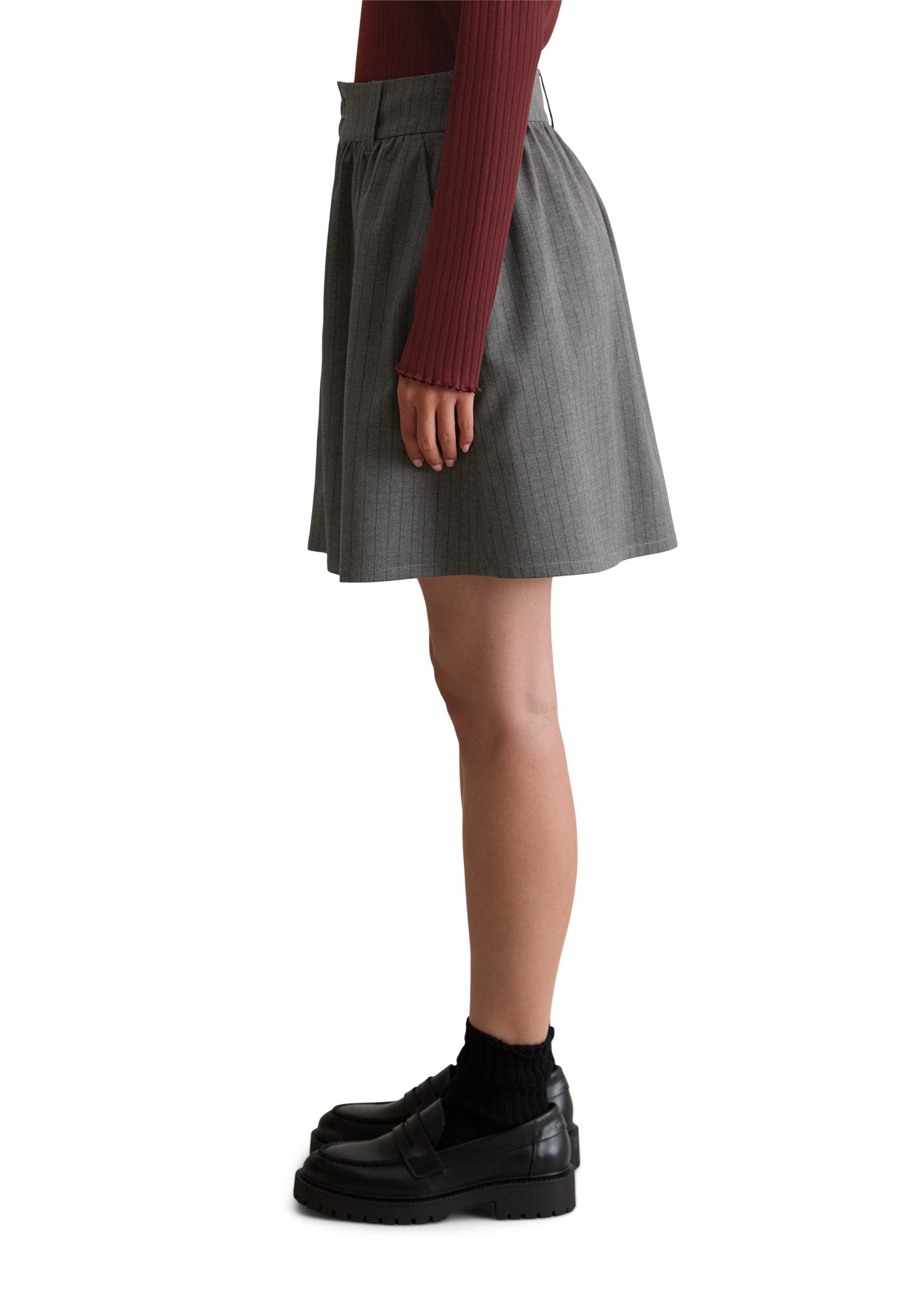 Marc O'Polo DENIM Webrock aus Viskose-Mit mit recyceltem Polyester günstig online kaufen