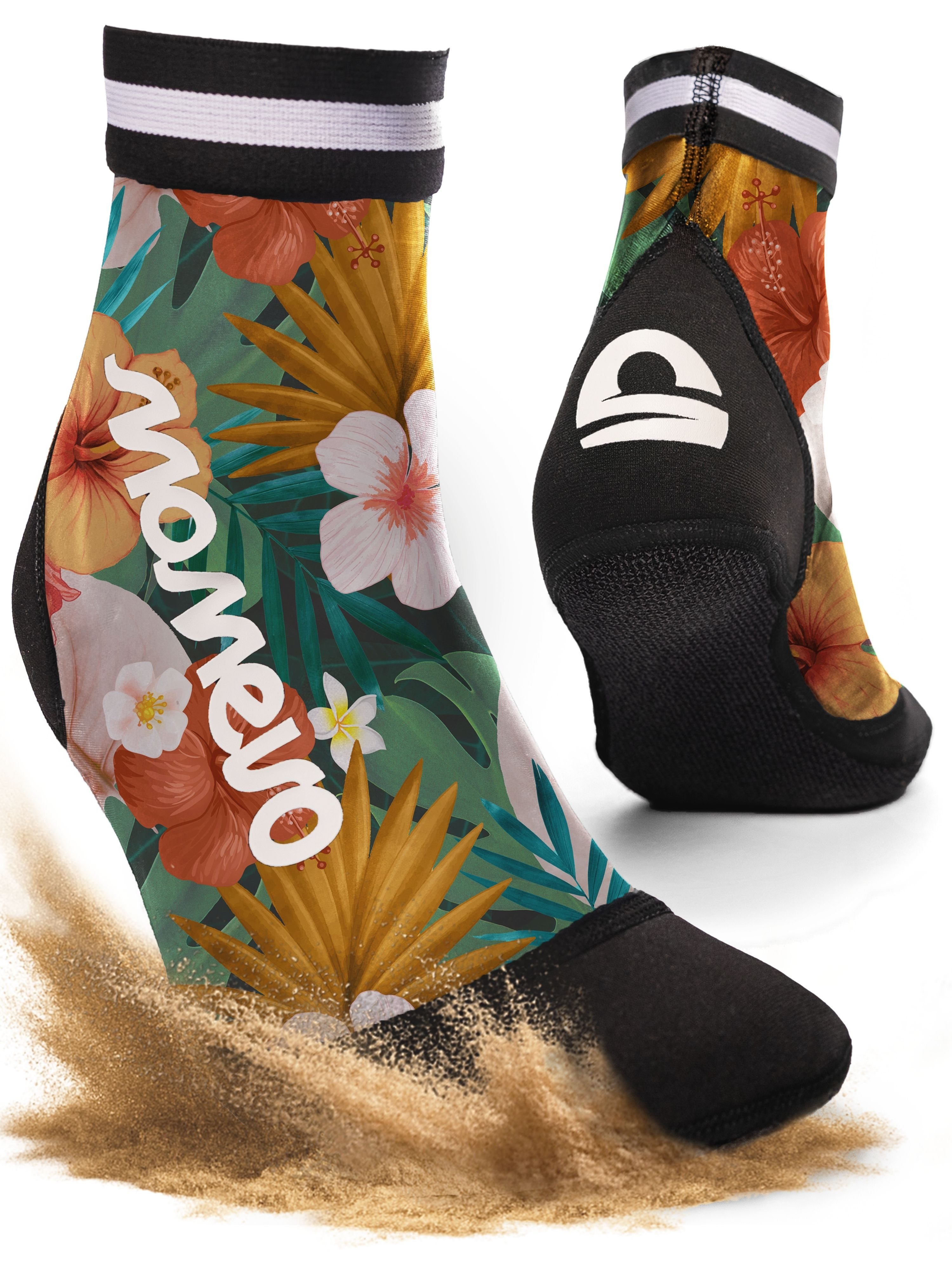 Momevo Neoprensocken Beachvolleyball Socken aus Neopren Schützende Beachsocken Herren Damen weich, leicht, robust
