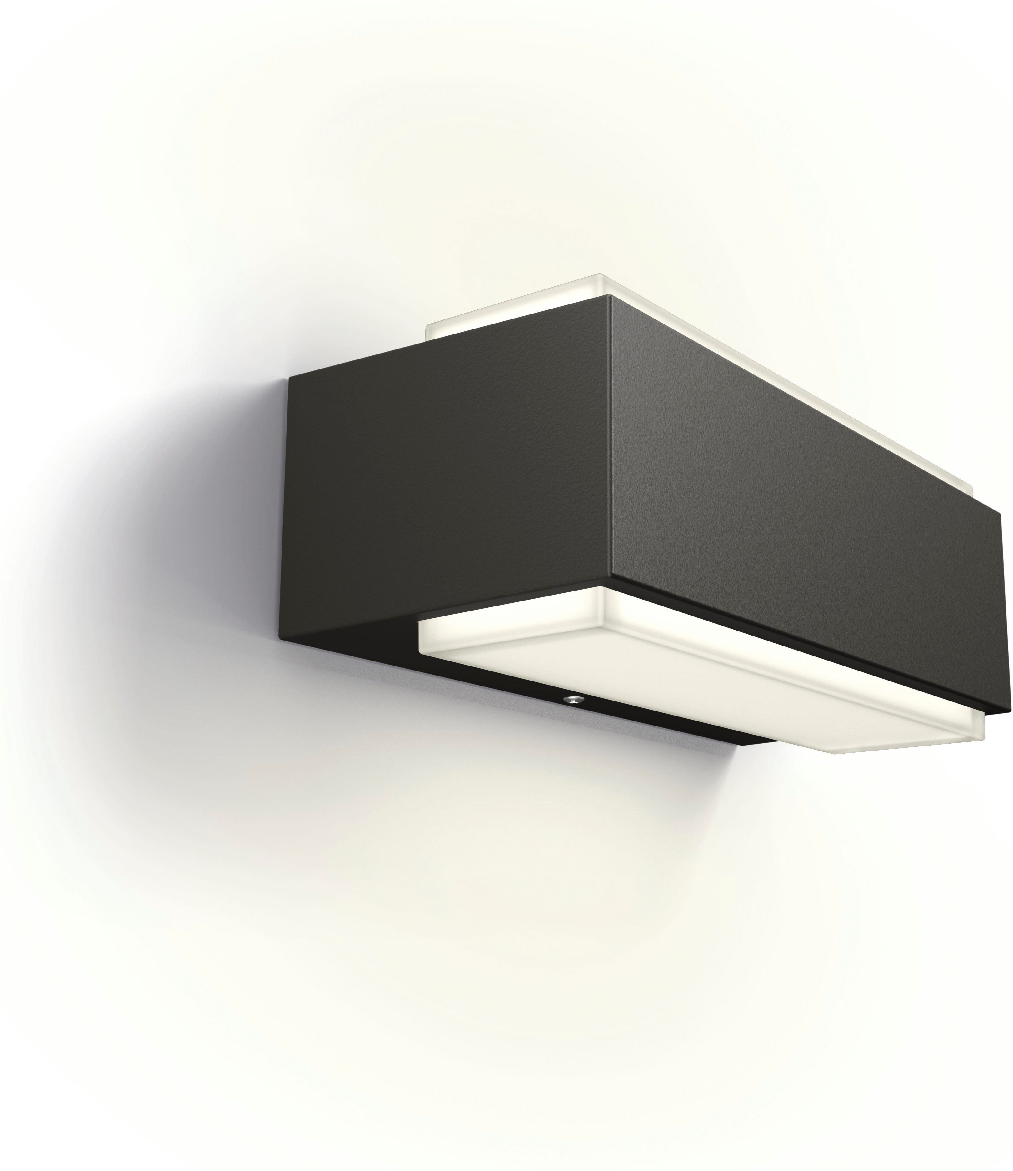 Philips LED Außen-Wandleuchte Outdoor Ultra-Efficient Stratosphere up/down 3.8W, 2700 Kelvin, LED fest integriert, Warmweiß